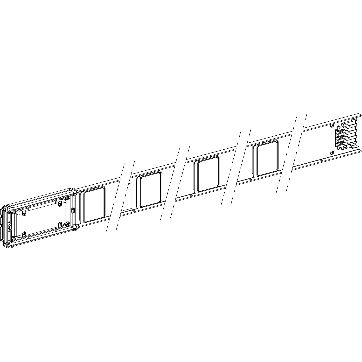 SCHNEIDER ELECTRIC - SNRKNA100ED4204 ELEM. RETT. 100A 2M 4P 4 DER