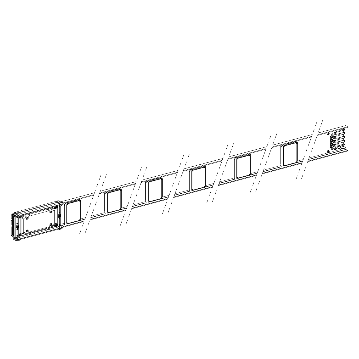 SCHNEIDER ELECTRIC - SNRKNA100ED4306 ELEM. RETT. 100A 3M 4P 6 DER