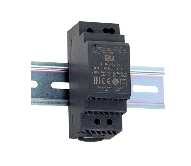 DIGIMAX SRL - DIXDDR-30L-24 CONVERTITORE DIN RAIL DC/DC 30W 24V