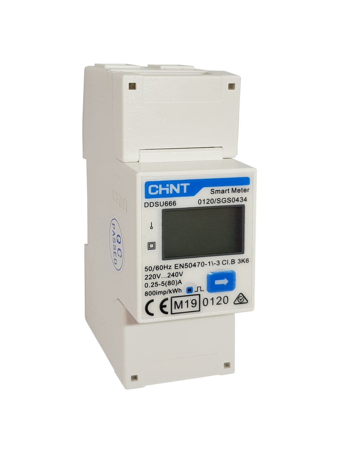 CHINT ITALIA INVESTM - CHT195290 DDSU666/5-230NXT-CONTATORE ENERGIA 5(80)