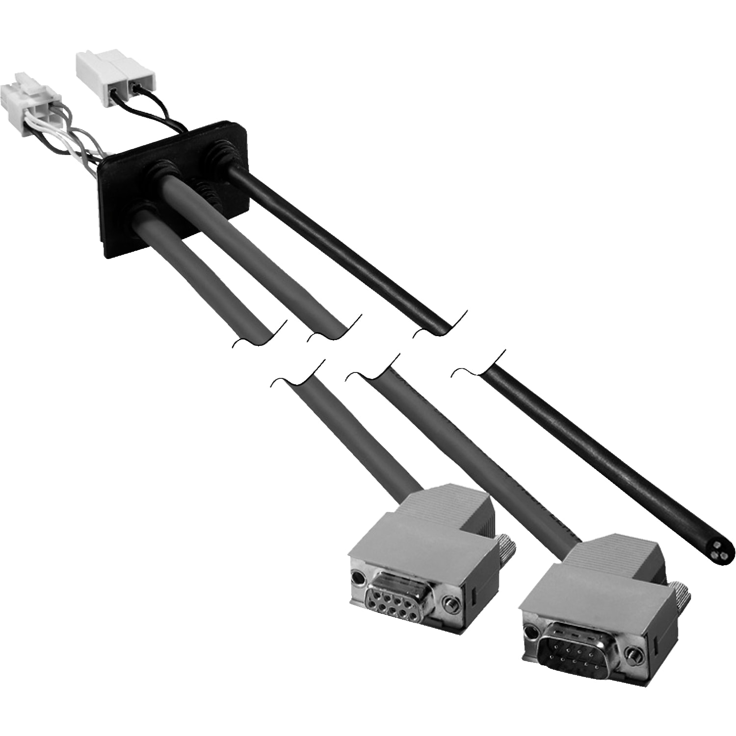 SCHNEIDER ELECTRIC - SNRVW3L2F001R30 LXM INTEG. - CAVO, ALIM., CANopen, 3m