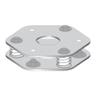 YAGEO TMSS ITALY SRL - TSIXUSZFB2 BASE FISSAGGIO MOLLE 2 PIASTRE