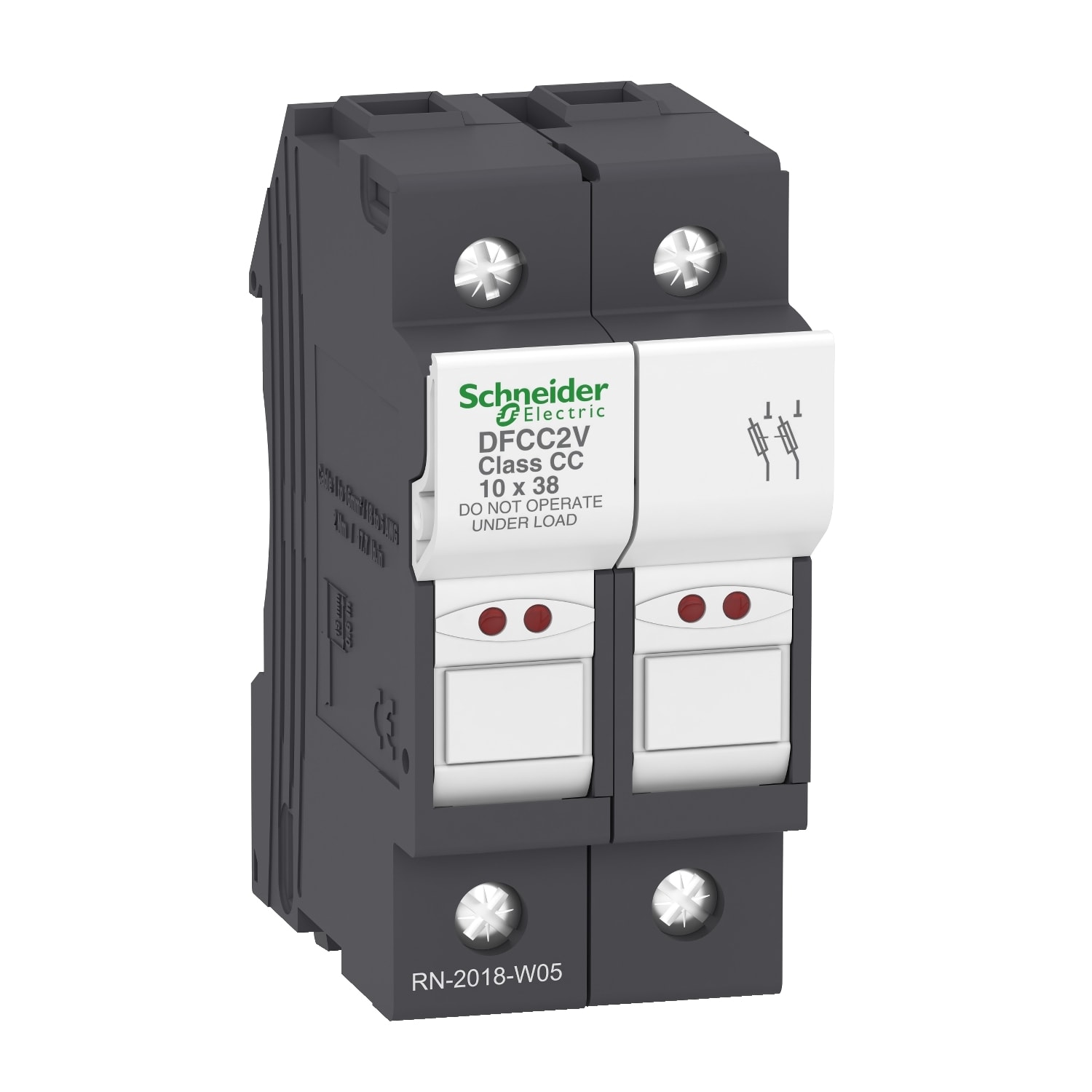 SCHNEIDER ELECTRIC - SNRDFCC2V PORTAFUSIBILE CLASSE CC 30A 2P CON LED