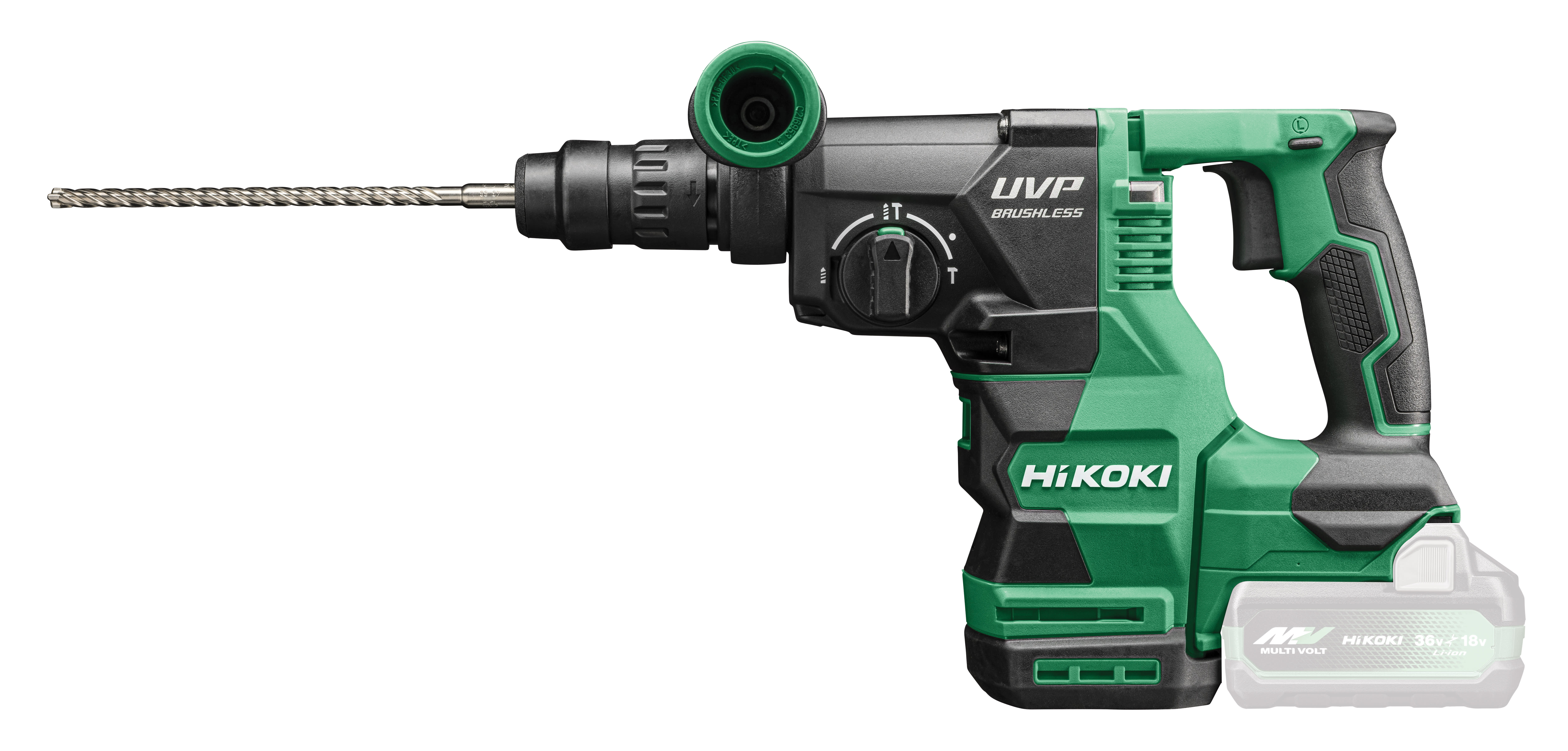 HIKOKI POWER TOOLS - HIADH1826DCW2Z TASSELL. SDS-PLUS, 18V-26MM, CORPO