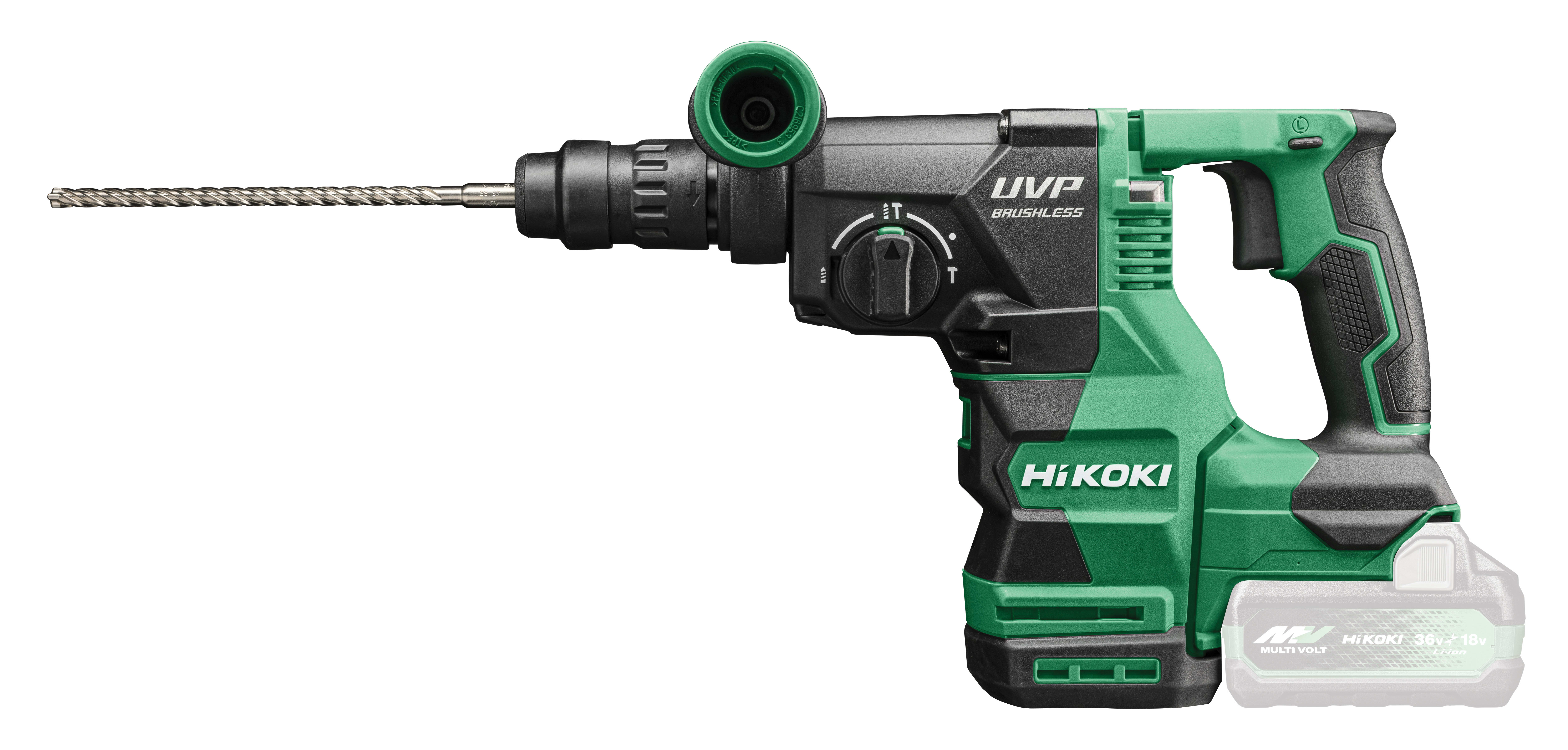 HIKOKI POWER TOOLS - HIADH3628DCW2Z TASSELL. SDS-PLUS, 36V-28MM, CORPO