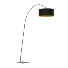 NOVALUX SRL - NOX112801.26 DIANA: PIANTANA 1XE27 NERO/ORO 3BOX