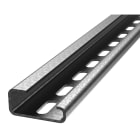 TEKNOMEGA SRL - TKGDIN1025 GUIDA DIN A G PASSIVATA FORATA 32X15 2M