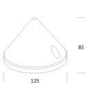 DISANO - DIS99146100 TAPPO PALO 471 RIGATO 120 GREY9007