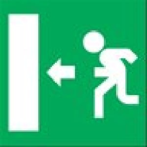 DISANO - DIS99522100 ETICHETTA USCITA EM SX SAFETY 323 VERDE