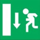 DISANO - DIS99522200 ETICHETTA USCITA EM GIU SAFETY 323 VERDE