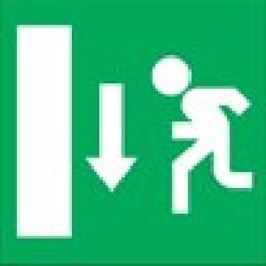 DISANO - DIS99522200 ETICHETTA USCITA EM GIU SAFETY 323 VERDE