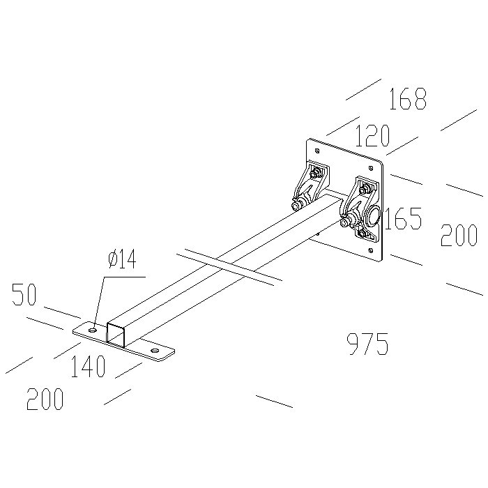 DISANO - DIS99550400 BRACCIO ORIENTABILE 42 GRAFITE