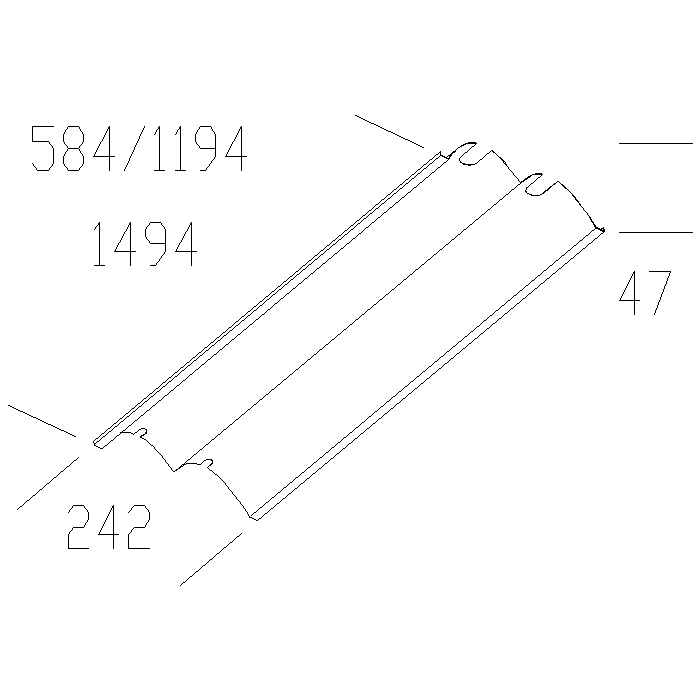 DISANO - DIS99808500 RIFLETTORE CONCENTRANTE 945 2X18W ALLUM