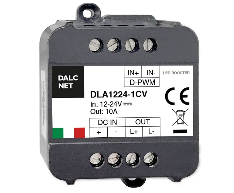 DIGIMAX SRL - DIXDLA1224-1CV DIMMER BOOSTER CV 12-24VIN 1CH
