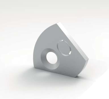 DESIGN LUCE - DLU1020406000 CH012 TESTATA 1 PZ ALU NAT