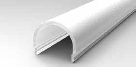 DESIGN LUCE - DLU1030120300 U02 COVER TUNNEL OPALE 3M