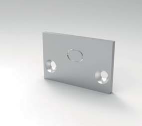 DESIGN LUCE - DLU1030408000 U02 TESTATA 1 PZ CROMO