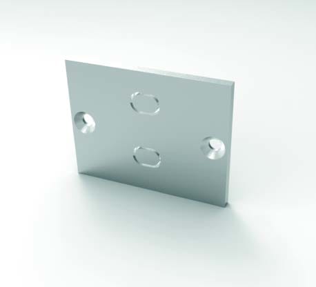 DESIGN LUCE - DLU1040402000 STRUCTURAE TESTATA 1 PZ ARGENTO