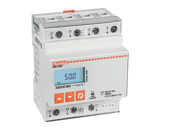 LOVATO - LOVDMED301MID CONT.ENERGIA TRIF. 80A DIR. RS485, MID