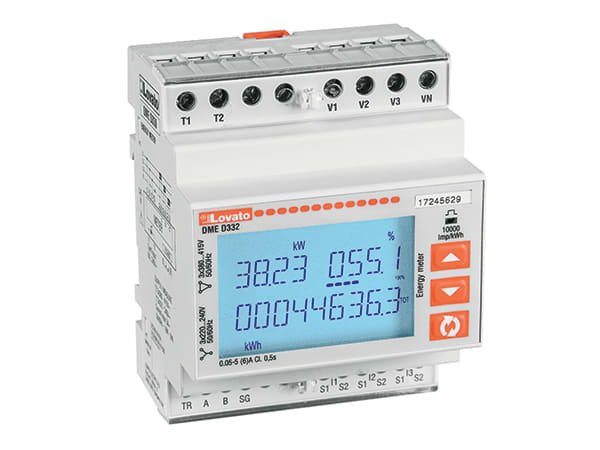 LOVATO - LOVDMED332MID CONT. ENERGIA TRIFASE /5A, 4U, MBUS, MID