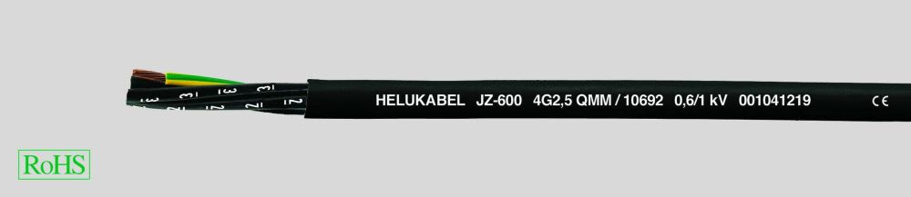 HELUKABEL ITALIA SRL - HLK10599 JZ-600 14G0.75 QMM BLACK