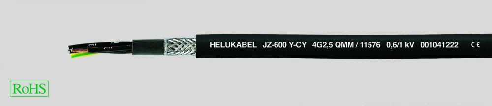 HELUKABEL ITALIA SRL - HLK11472 JZ-600-Y-CY 12G0.5 QMM BLACK