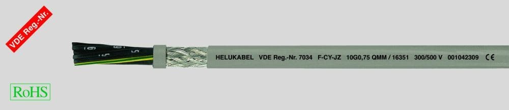 HELUKABEL ITALIA SRL - HLK16335 F-CY-JZ 25G0.5 QMM GREY