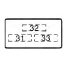 ABB SPA - ABBKV 713 9 MA6-1084 TARGHETTA SLOW OFF FAST