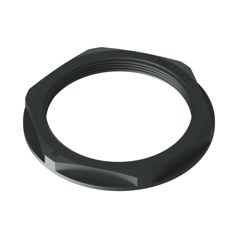 TEAFLEX - TEADPN63M CONTRODADO PA6 ISO63  NERO