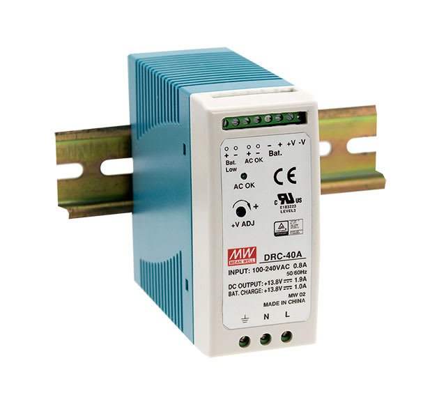 DIGIMAX SRL - DIXDRC-40B ALIMENTATORE DIN RAIL SICUREZZA UPS 40W