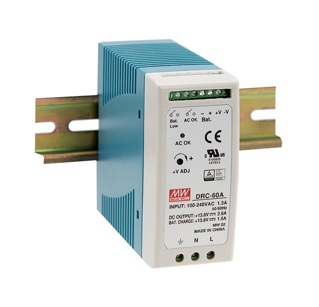 DIGIMAX SRL - DIXDRC-60B ALIMENTATORE DIN RAIL SICUREZZA UPS 60W