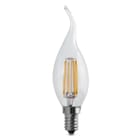 DURALAMP SPA - DRLLFF374 FILAMENTO FIAMMA 4W E14 2700K TRAS