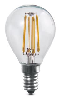 DURALAMP SPA - DRLLFP454 FILAMENTO SFERA 4W E14 2700K TRAS