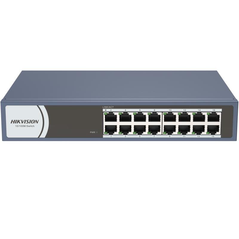HIKVISION ITALY SRL - HIK301802494 DS-3E0116R-O SWITCH 10/100 CASE METALLIC