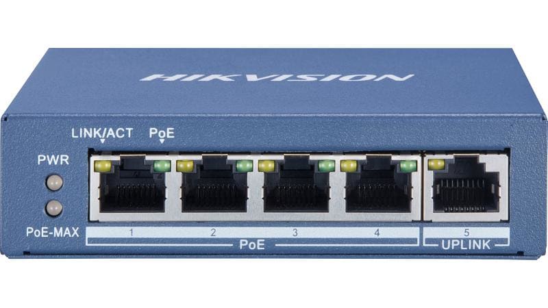 HIKVISION ITALY SRL - HIK301803375 DS-3E0505P-E/M SWITCH UNMAN GIGABIT POE
