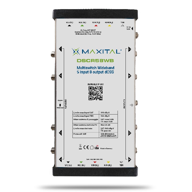 FTE MAXIMAL ITALIA S - FTEDSCR58WB DSCR58WB MULTISWITCH WIDEBAND 5IN 8OUT D