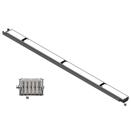 DKC POWER SOLUTIONS - HRCDTA40ESP01AA EL. DISTRIB. STD 3000MM 1 LATO 3 DERIV.