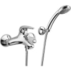 RUBINETTERIA PAFFONI - PFFDU023CR MIX VASCA CON SET DOCCIA E SUPPORTO SNOD