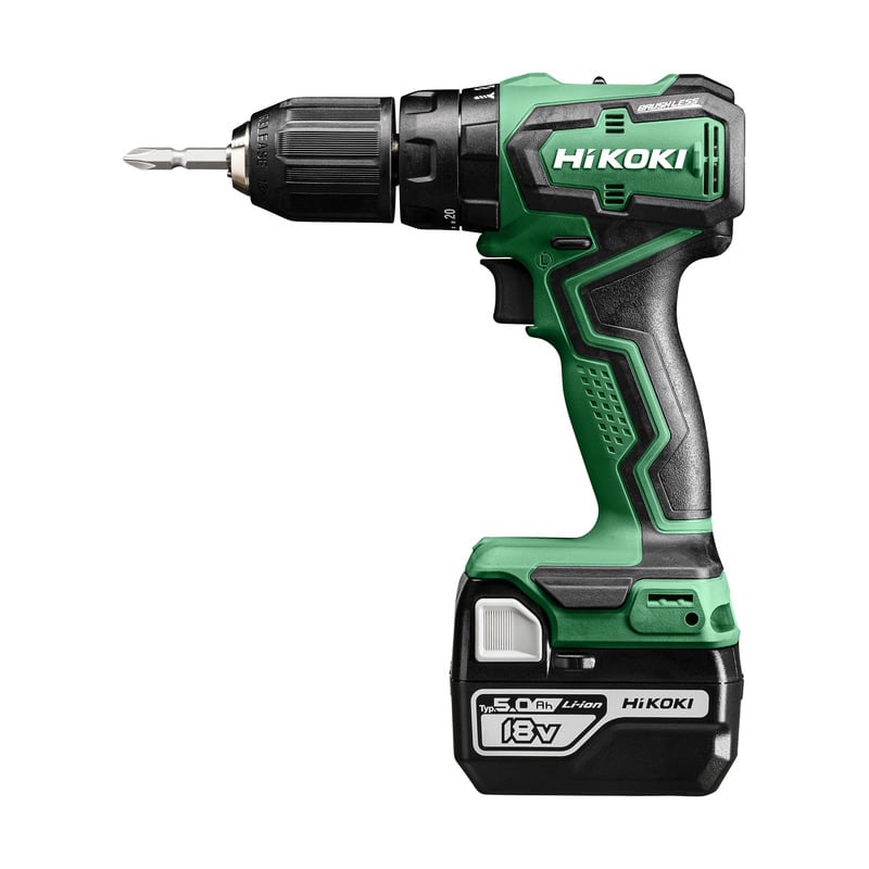 HIKOKI POWER TOOLS - HIADV18DDWPZ TRAPANO AVVIT. PERCUSS 18V, 2X5.0AH