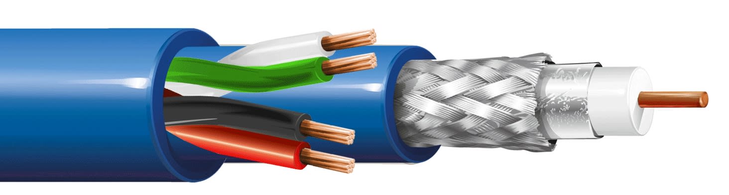 ITC INDUSTRIA TECNIC - ITCDS40TBHM100 VIDEOHD DS40+2X0,50+2X0,22 BL HF M.100 E