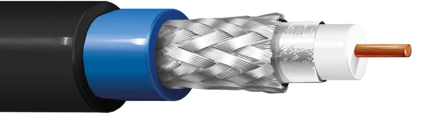 ITC INDUSTRIA TECNIC - ITCDS80D VIDEOS.HD COAX DS80 D.G. PE NERO