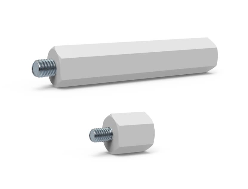 TEKNOMEGA SRL - TKGDZP1070 DISTANZIALE PLASTICO POLISTIRENE H120MM