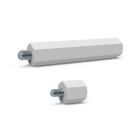 TEKNOMEGA SRL - TKGDZP1040 DISTANZIALE PLASTICO POLISTIRENE H120MM