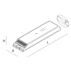 NOVALUX SRL - NOX105901.99 LIGHT IOT: CENTRALINA DALI BT1 108X30H21