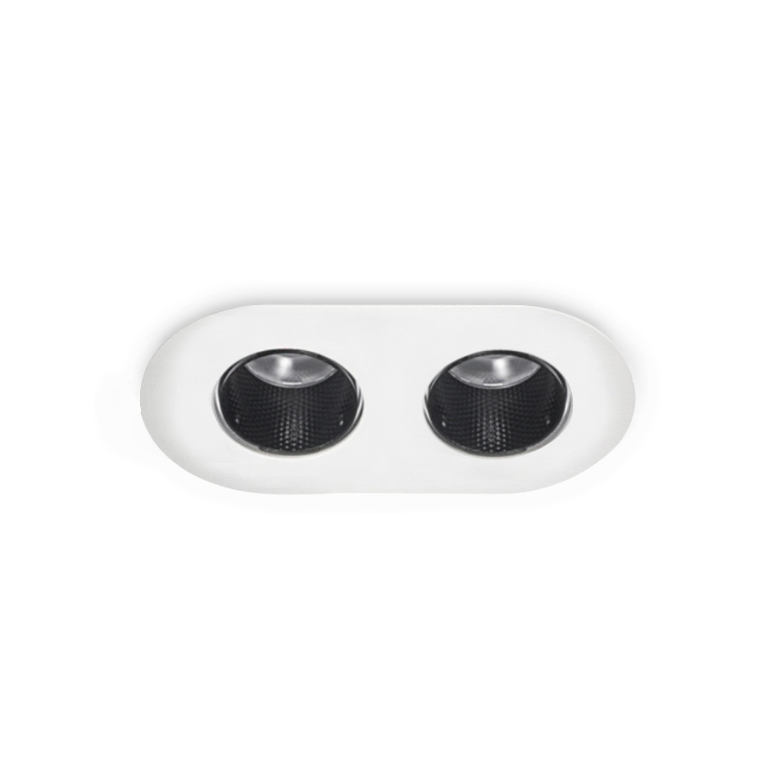 EXENIA SRL - EXE12682RW23SN DARKFIXMINI2X ROUND BIANCO 9230 17 -4.5W