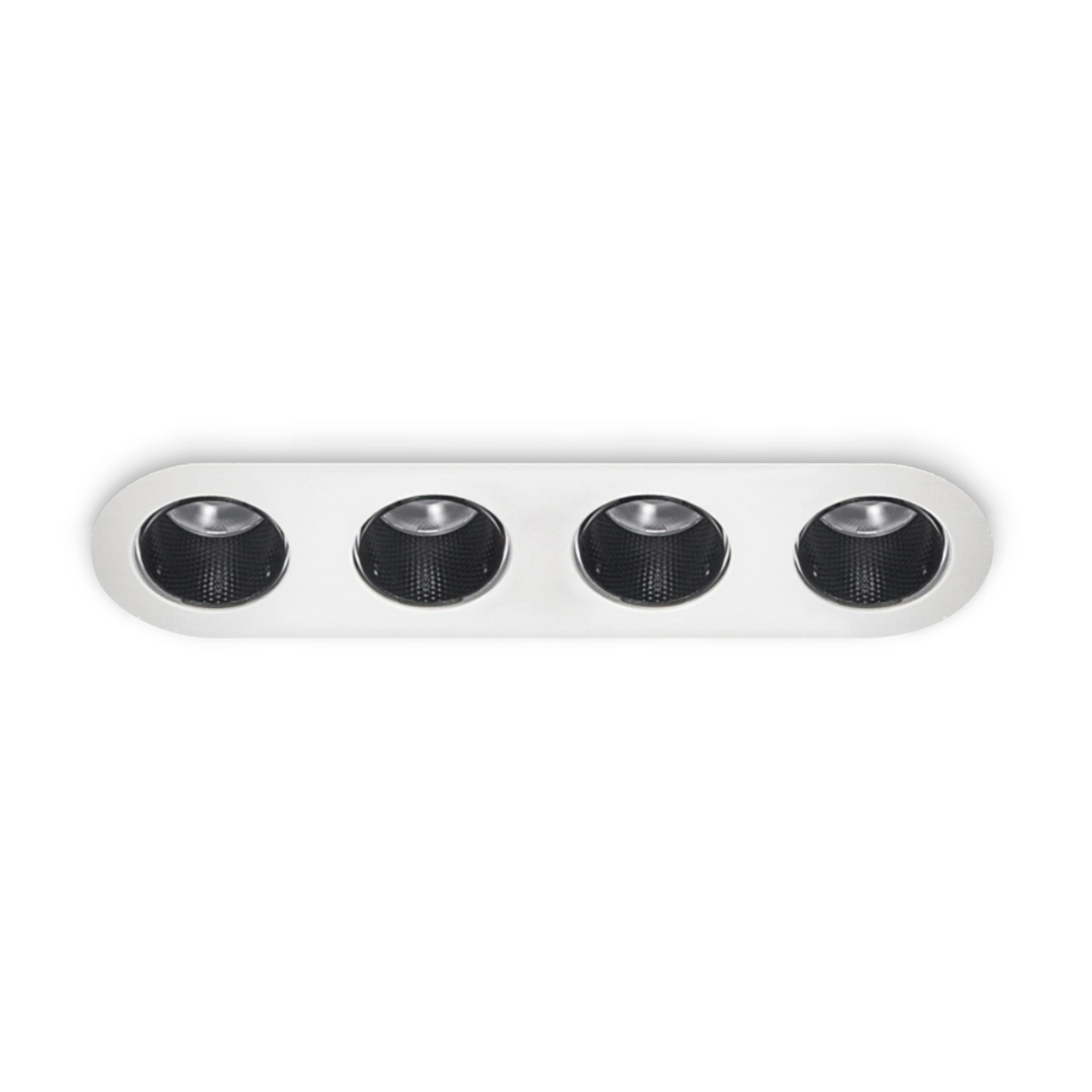 EXENIA SRL - EXE12686RW23FN DARKFIXMINI4X SQ. BIANCO 9230 34 -4.5W
