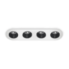 EXENIA SRL - EXE12686RW23FN DARKFIXMINI4X SQ. BIANCO 9230 34 -4.5W