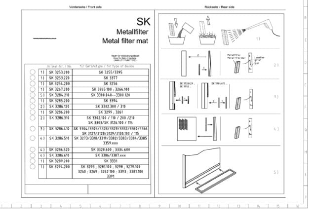 RITTAL SPA - RIT3286510 SK FILTRO METALLICO X SK 3382