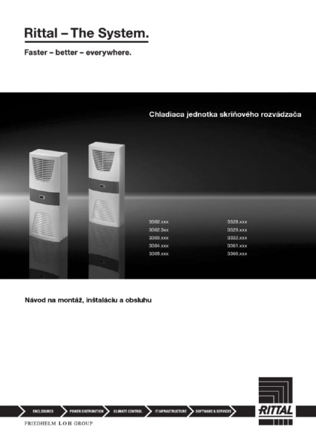 RITTAL SPA - RIT3328600 RTT CONDIZIONATORE BLUE DA PARETE 2000W
