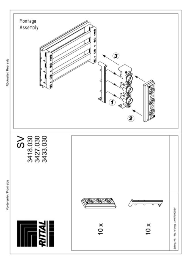 RITTAL SPA - RIT3433030 SV 10 AMPLIAMENTO LATERALE FUSIBILI 3433